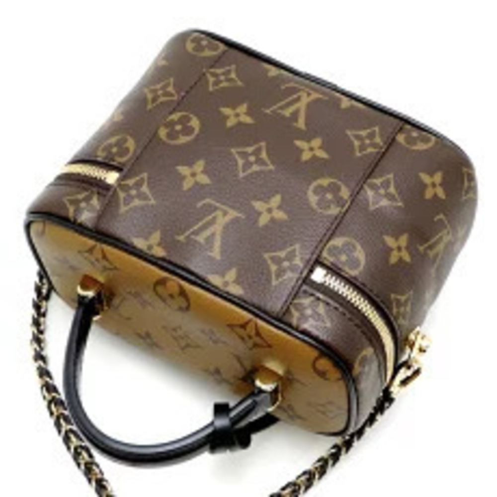 Louis Vuitton Vanity NV Handbag Monogram Reverse Ebene Brown - Picture 4 of 9